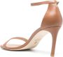 Stuart Weitzman Nunakedstraight leren sandalen Bruin - Thumbnail 3