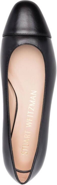 Stuart Weitzman Pearl ballerina's Zwart