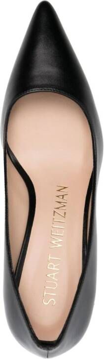 Stuart Weitzman Pumps met puntige neus Zwart