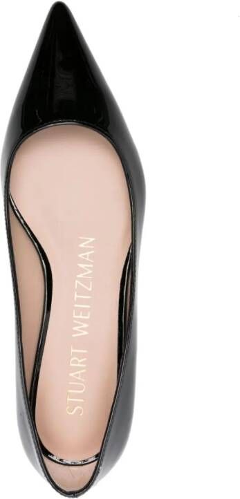 Stuart Weitzman Lakleren pumps Zwart