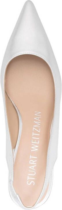 Stuart Weitzman Pumps met metallic-effect Grijs