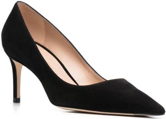 Stuart Weitzman Pumps met puntige neus Zwart