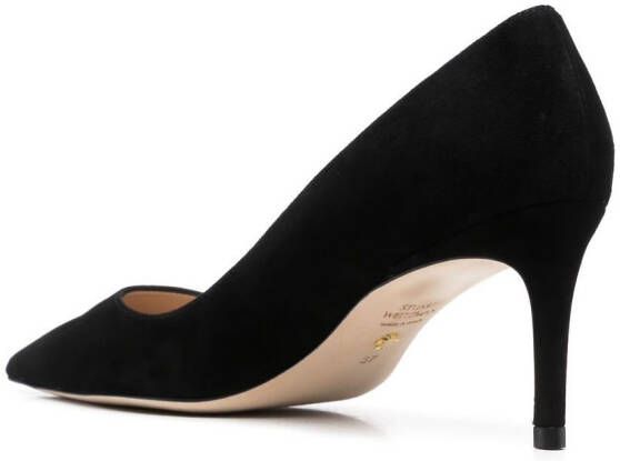 Stuart Weitzman Pumps met puntige neus Zwart