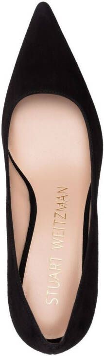 Stuart Weitzman Pumps met puntige neus Zwart