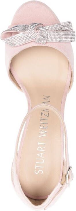 Stuart Weitzman Pumps met strikdetail Roze