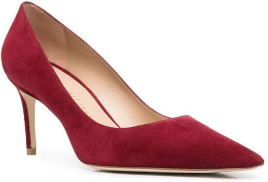 Stuart Weitzman Pumps verfraaid met kralen Rood