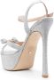 Stuart Weitzman Sandalen met plateauzool Zilver - Thumbnail 3