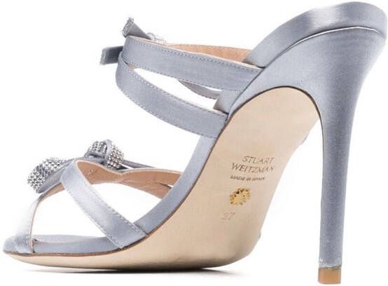 Stuart Weitzman Sandalen met strikdetail Grijs