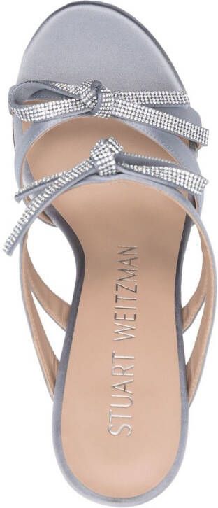 Stuart Weitzman Sandalen met strikdetail Grijs