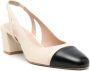 Stuart Weitzman Sleek leren pumps Beige - Thumbnail 2