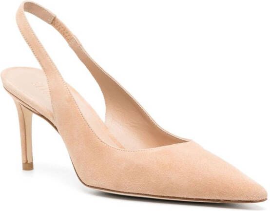 Stuart Weitzman Suède slingback pumps Beige