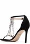 Stuart Weitzman Stardust sandalen verfraaid met kristallen Zwart - Thumbnail 3