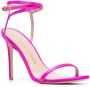 Stuart Weitzman Stiletto leren sandalen Roze - Thumbnail 2