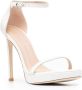 Stuart Weitzman Stiletto leren sandalen Wit - Thumbnail 2