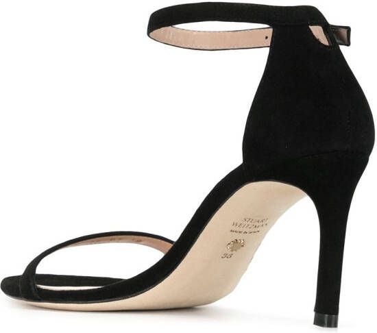 Stuart Weitzman Stiletto sandalen Zwart