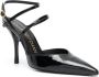 Stuart Weitzman Strapeze leren pumps Zwart - Thumbnail 2