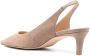 Stuart Weitzman Stuart 50 slingback pumps Beige - Thumbnail 3