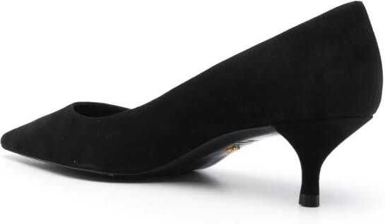 Stuart Weitzman Stuart suède pumps Zwart