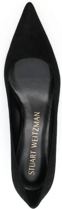 Stuart Weitzman Stuart suède pumps Zwart