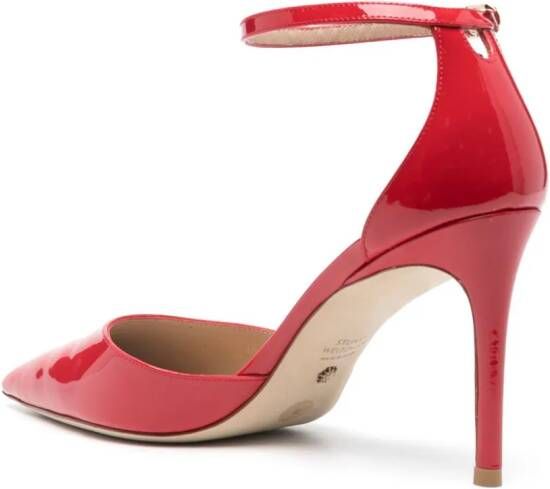 Stuart Weitzman Stuart leren pumps Rood