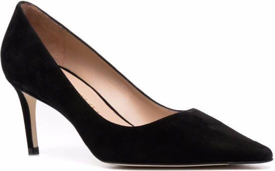 Stuart Weitzman Sue pumps met puntige neus Zwart