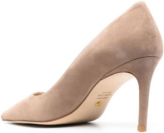 Stuart Weitzman Sue suède pumps Beige