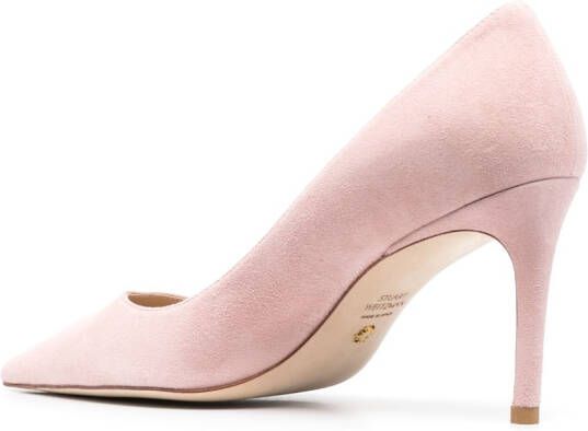 Stuart Weitzman Suède pumps Roze