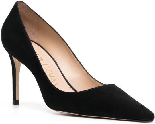 Stuart Weitzman Suède pumps Zwart