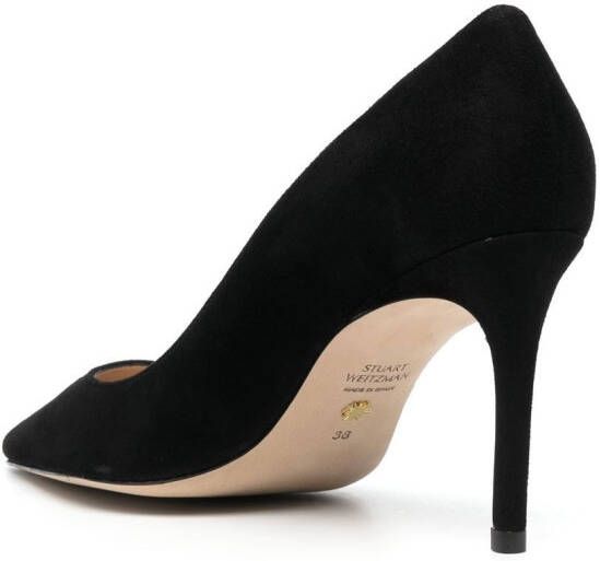 Stuart Weitzman Suède pumps Zwart