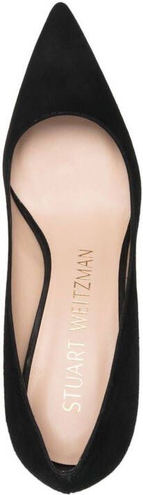 Stuart Weitzman Suède pumps Zwart