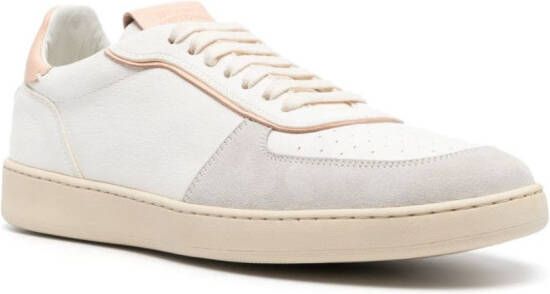 Stuart Weitzman SW Derby leren sneakers Wit