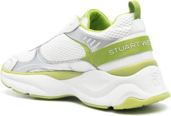 Stuart Weitzman SW sneakers met vlakken Wit