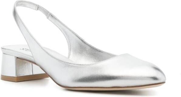 Stuart Weitzman Lakleren pumps Zilver