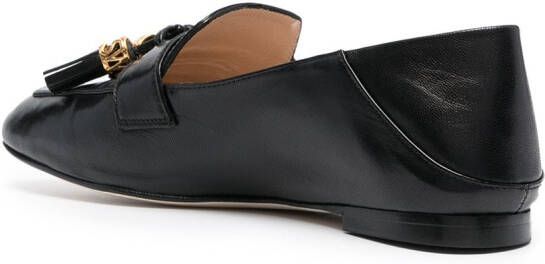 Stuart Weitzman Wylie loafers met kwastje Zwart