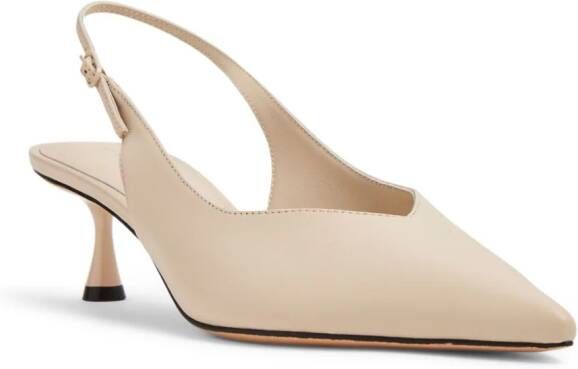 Studio Amelia Razor slingback pumps Beige