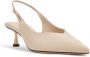 Studio Amelia Razor slingback pumps Beige - Thumbnail 2