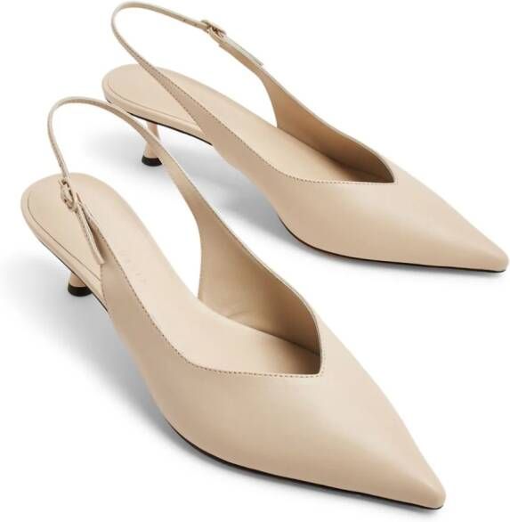 Studio Amelia Razor slingback pumps Beige