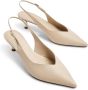 Studio Amelia Razor slingback pumps Beige - Thumbnail 4