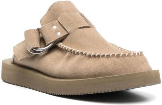 Suicoke Lemi-Mab lammy slippers Beige