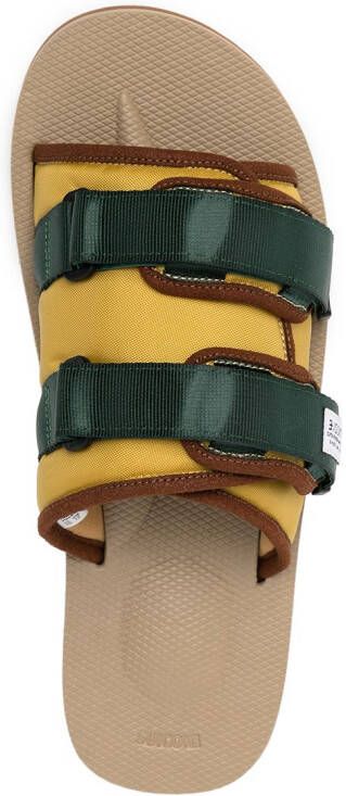 Suicoke MOTO-CAB sandalen met klittenband Geel