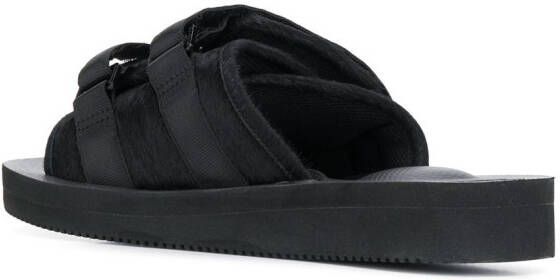 Suicoke Moto slip-on sandalen Zwart