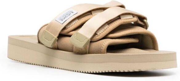 Suicoke Sandalen met klittenband Beige