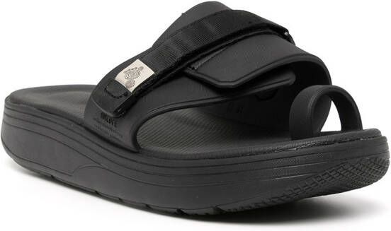 Suicoke Uta sandalen met teenbandje Zwart