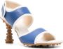 Sunnei 1000 Chiodi sandalen met contrasterende afwerking Blauw - Thumbnail 2