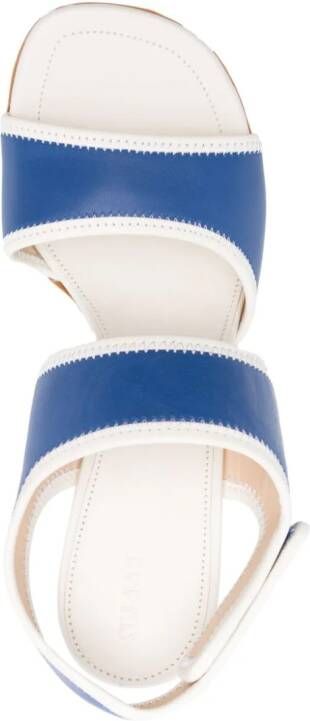 Sunnei 1000 Chiodi sandalen met contrasterende afwerking Blauw