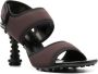Sunnei 1000 Chiodi sandalen met contrasterende afwerking Bruin - Thumbnail 2