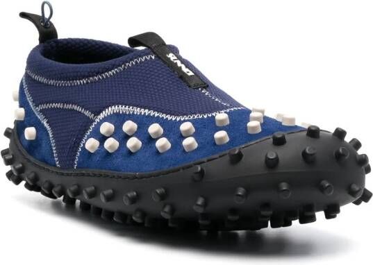 Sunnei 1000Chiodi suède sneakers Blauw