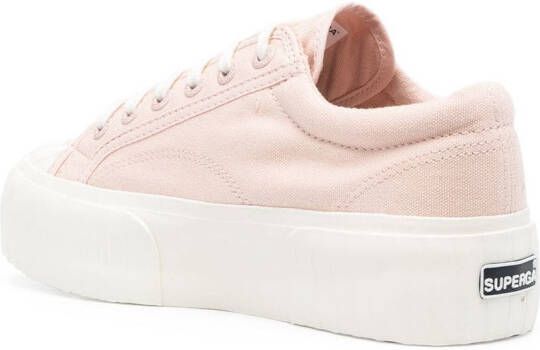 Superga Sneakers met plateauzool Roze