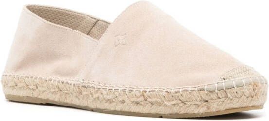 Tagliatore Suède espadrilles met logo-reliëf Beige