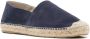 Tagliatore Suède espadrilles met logo-reliëf Blauw - Thumbnail 2